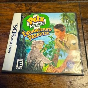 Petz Rescue Endangered Paradise For Nintendo DS
